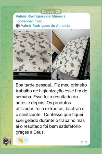 Depoimento de aluno